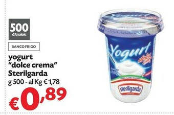 Pam Sterilgarda Yogurt Dolce Crema offerta