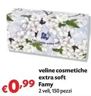 Pam Famy Veline Cosmetiche Extra Soft offerta