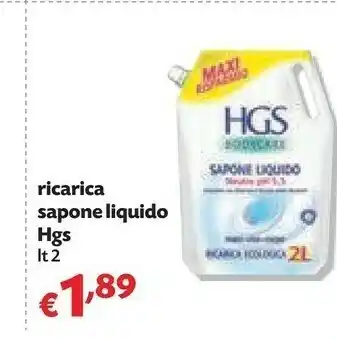 Panorama HGS Ricarica Sapone Liquido offerta