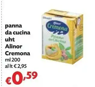 Panorama Alinor Panna Da Cucina 200 G(ml) offerta