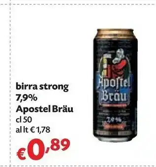 Panorama Apostel Brau Birra Strong 7.9% offerta