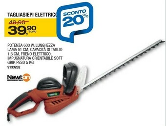 Bricofer Newton Tagliasiepi offerta