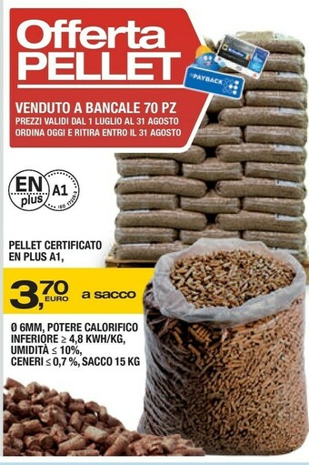 Bricofer Pellet offerta