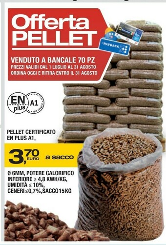 Bricofer Pellet offerta