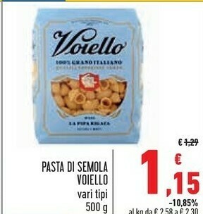 Conad Voiello Pasta di semola offerta