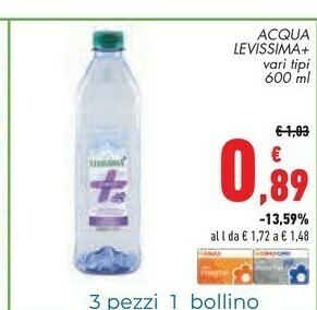 Conad Levissima Acqua offerta