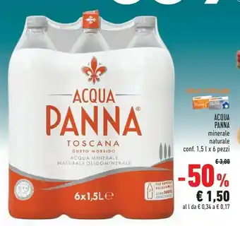 Conad Acqua panna Acqua offerta