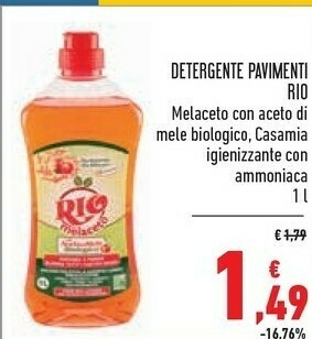 Conad Pulizia pavimenti offerta