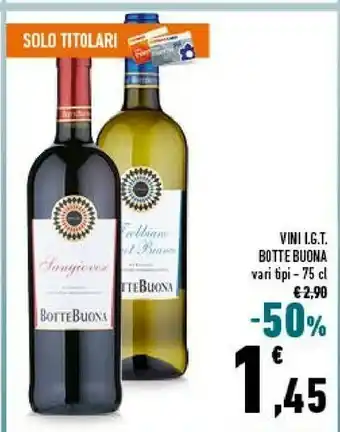 Conad Botte Buona Vini Igt offerta