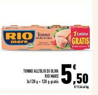 Conad Rio Mare Tonno All'Olio Di Oliva offerta