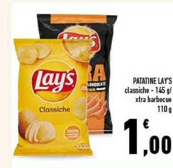 Conad Lay's Patatine Classiche 145 G(ml) offerta
