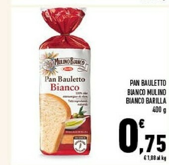 Conad Mulino Bianco Pan Bauletto Bianco 400 G(ml) offerta