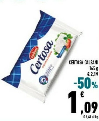 Conad Galbani Certosa 165 G(ml) offerta