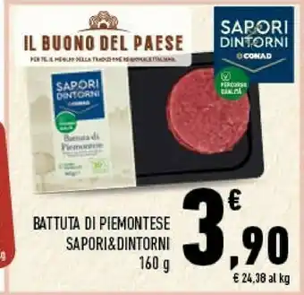 Conad Sapori Battuta Di Pemontese offerta