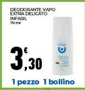 Conad Infasil Deodorante offerta