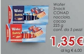 Conad Wafer offerta
