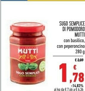 Conad Mutti Passata di pomodoro offerta