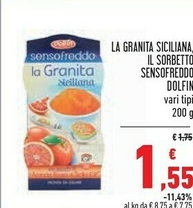 Conad Dolfin Sorbetto offerta
