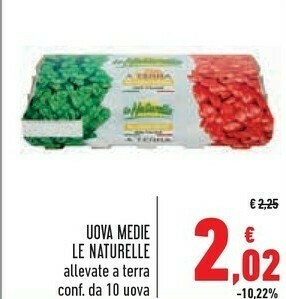 Conad Le Naturelle Uova offerta