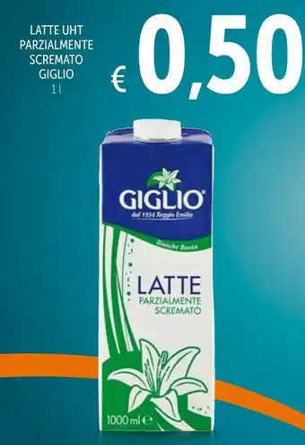 Conad Giglio Latte parzialmente scremato offerta