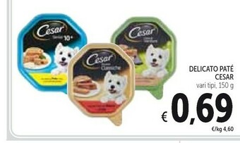 Conad Cesar Cibo per cani offerta