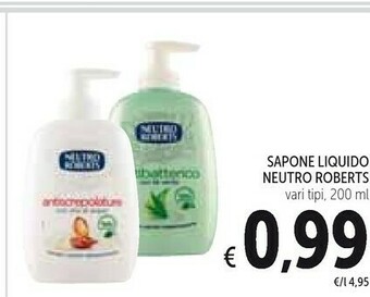 Conad Neutro Roberts Sapone liquido offerta