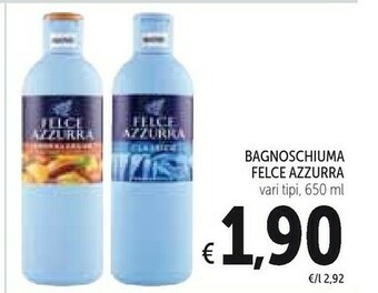 Conad Felce Azzurra Bagnoschiuma offerta