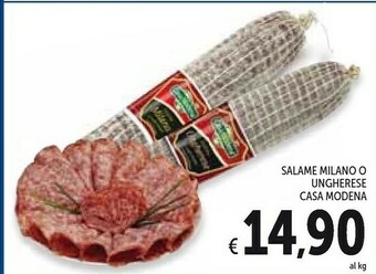 Conad Casa Modena Salame milano offerta