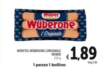 Conad Wuber Wurstel offerta