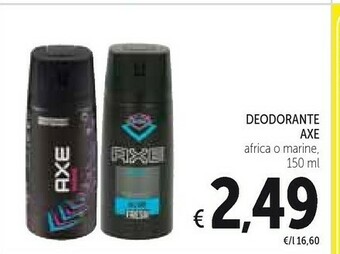 Conad Axe Deodorante offerta