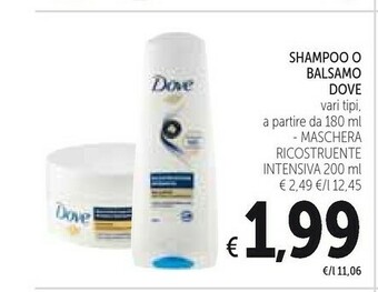 Conad Dove Shampoo offerta