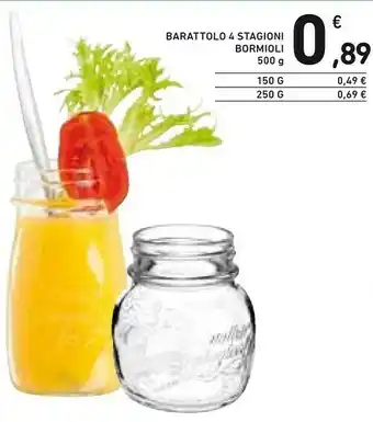 4 stagioni Barattoli vetro