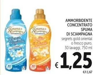 Conad Spuma di Sciampagna Ammorbidente offerta