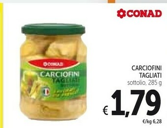 Conad Carciofini sott'olio offerta
