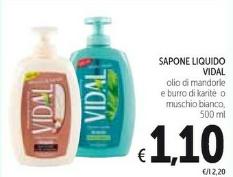 Conad Vidal Sapone liquido offerta