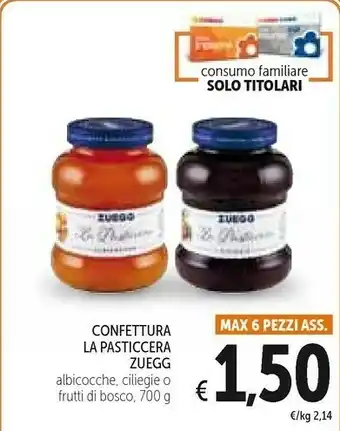 Conad Zuegg Marmellata offerta