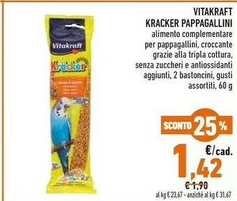 Conad Vitakraft Cibo per animali offerta