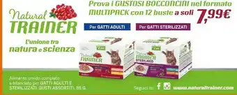 Conad Natural Trainer Cibo per gatti offerta