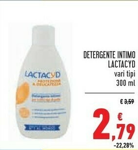 Conad Lactacyd Detergente intimo offerta