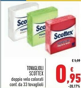 Conad Scottex Tovaglioli offerta