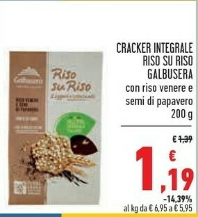 Conad Galbusera Crackers offerta