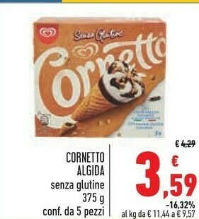 Conad Algida Cornetto offerta