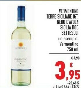 Conad Settesoli Nero d'Avola offerta