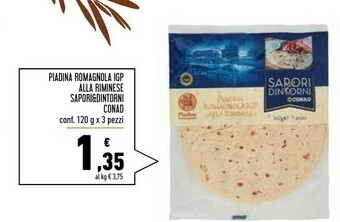 Conad Rubatà Piadine offerta