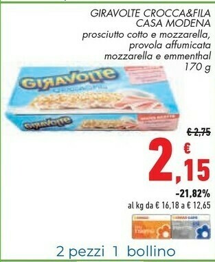 Conad Wurstel offerta