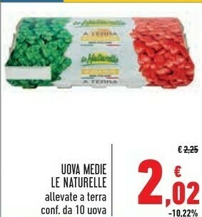Conad Le Naturelle Uova offerta