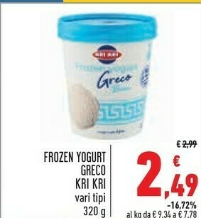 Kri kri Yogurt greco