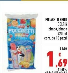 Conad Dolfin Ghiaccioli offerta
