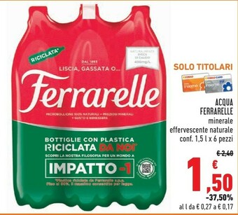 Conad Ferrarelle Acqua offerta