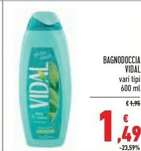 Conad Vidal Bagnoschiuma offerta
